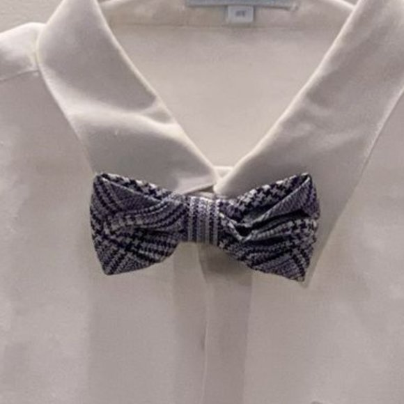 Nicolas & Bears Classics White Cotton Shirt with Bow Tie - Picture 3 of 3